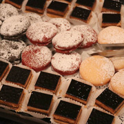 Dessert time! Quite an assortment of delectable offerings
